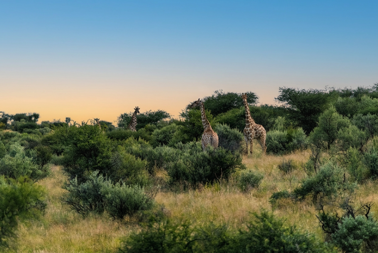 Wildlife on the sanctuary plains