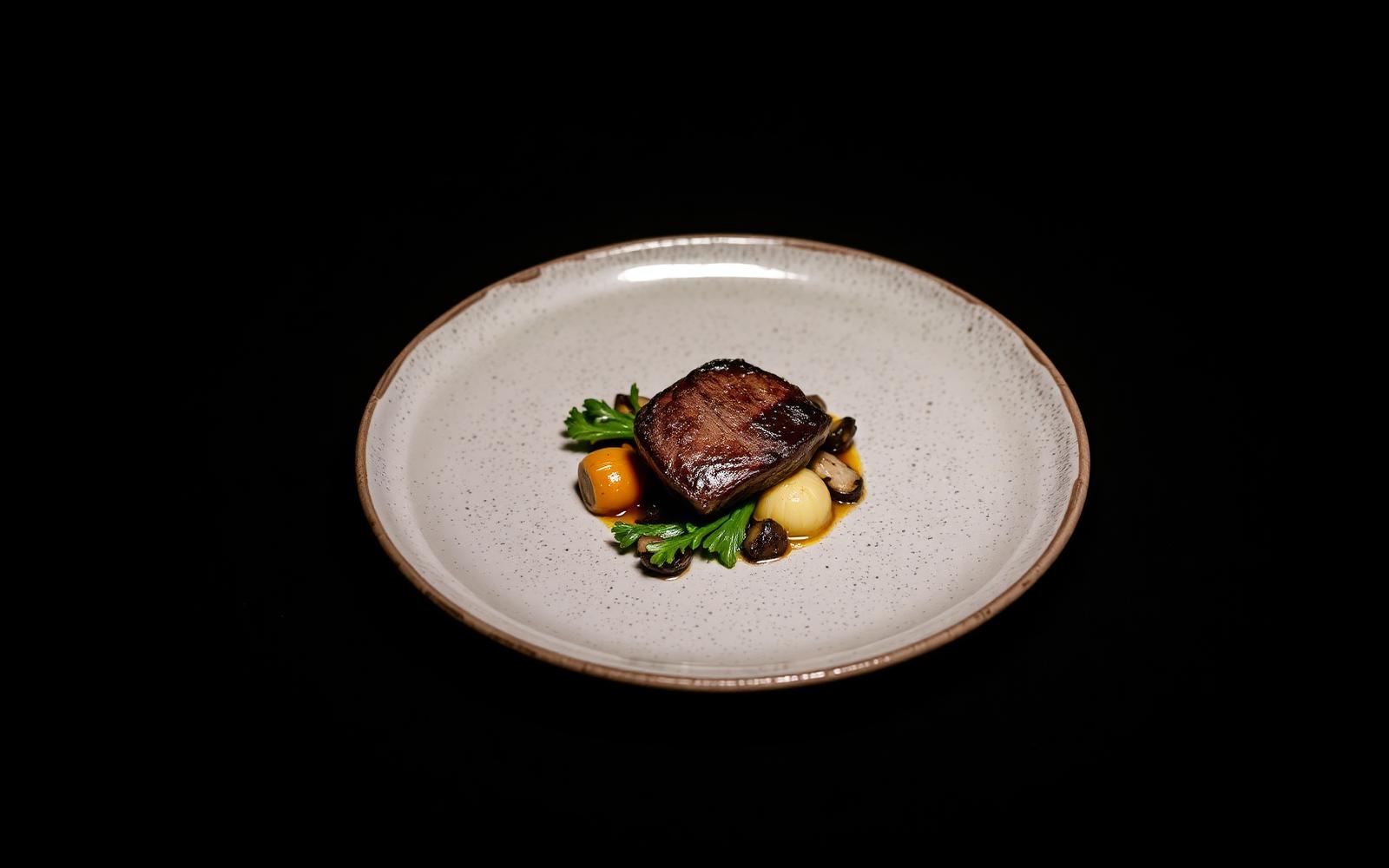 A plated dish